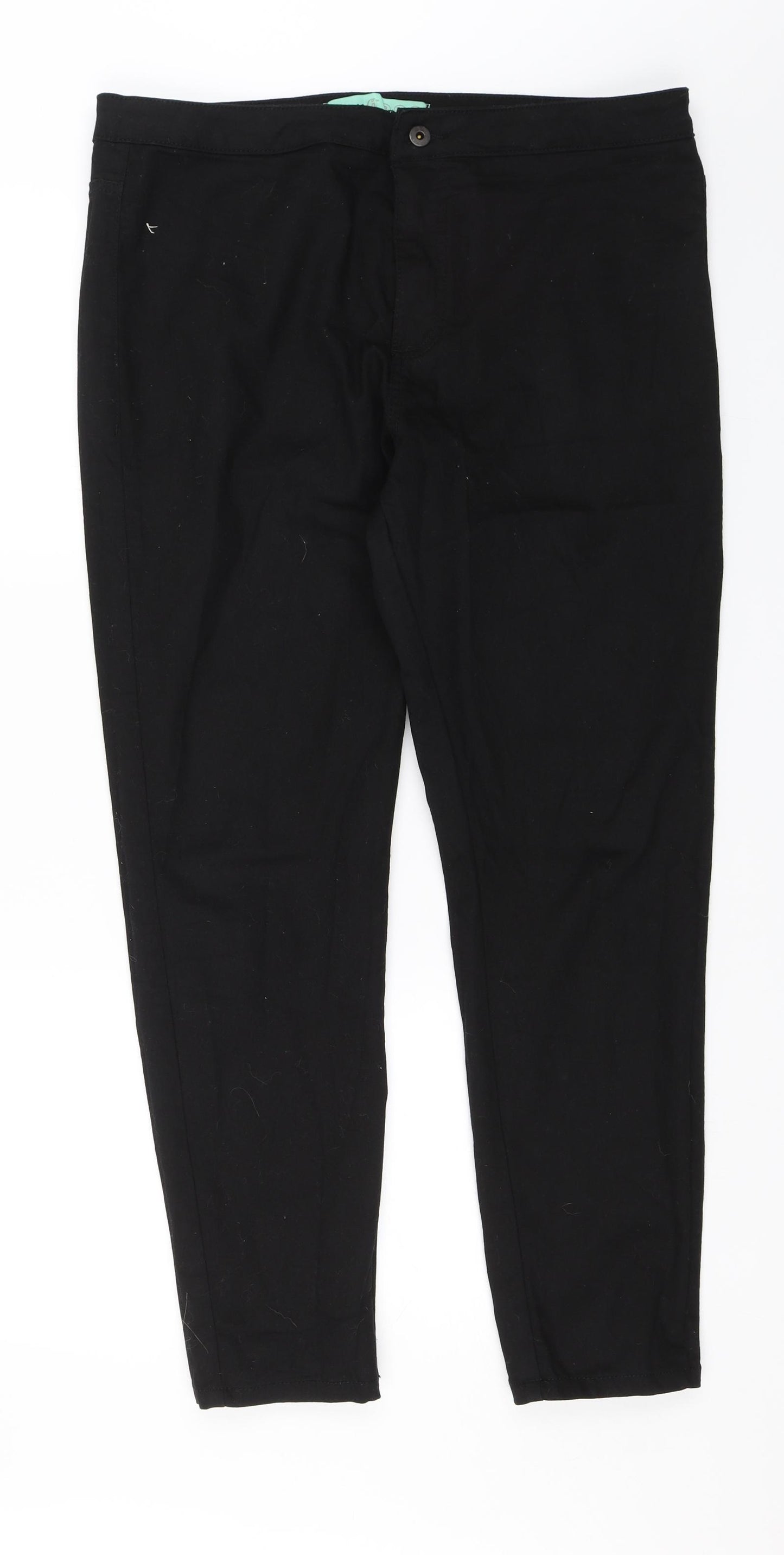 Denim & Co. Womens Black   Skinny Jeans Size 18 L26 in