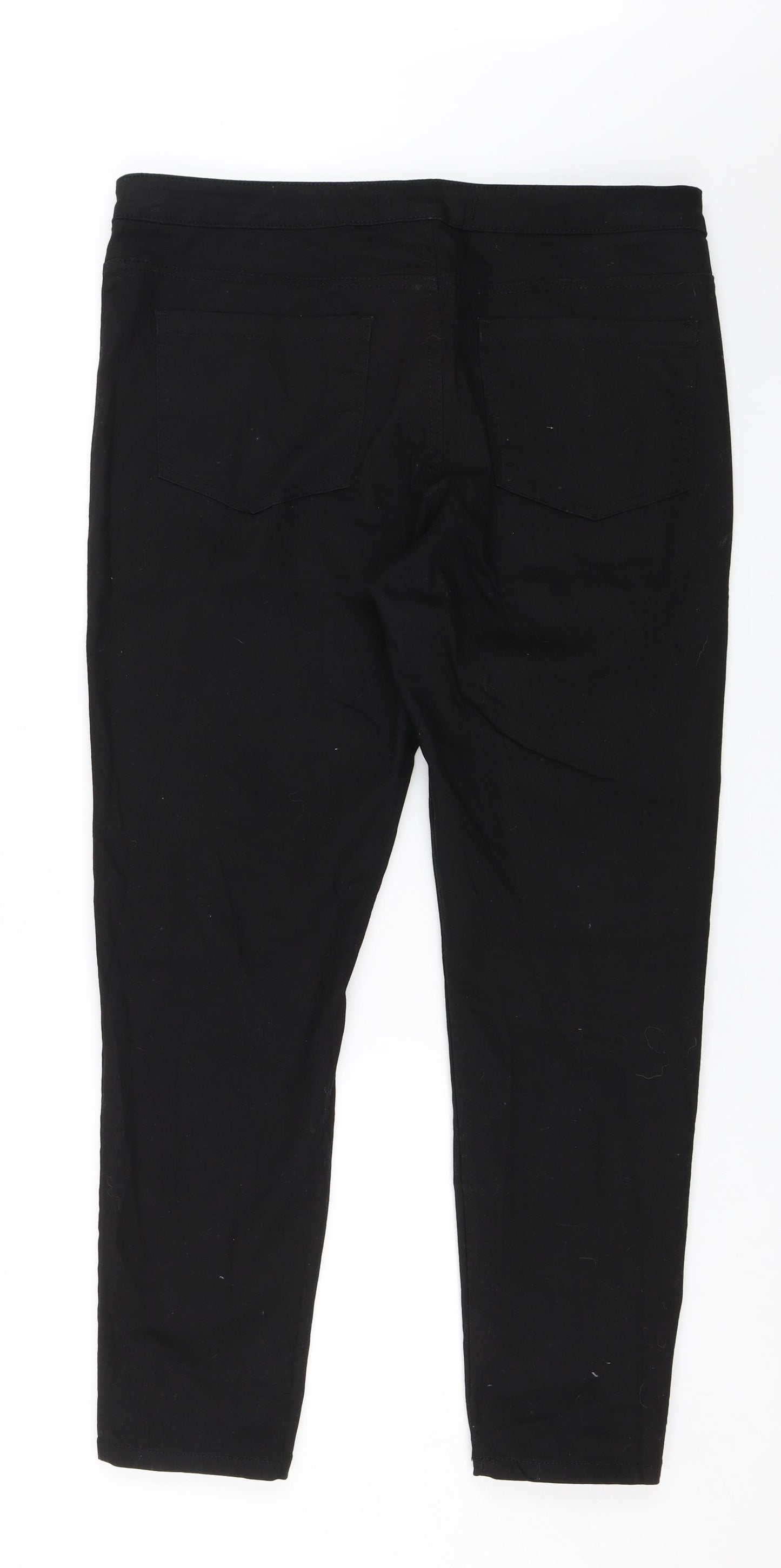 Denim & Co. Womens Black   Skinny Jeans Size 18 L26 in