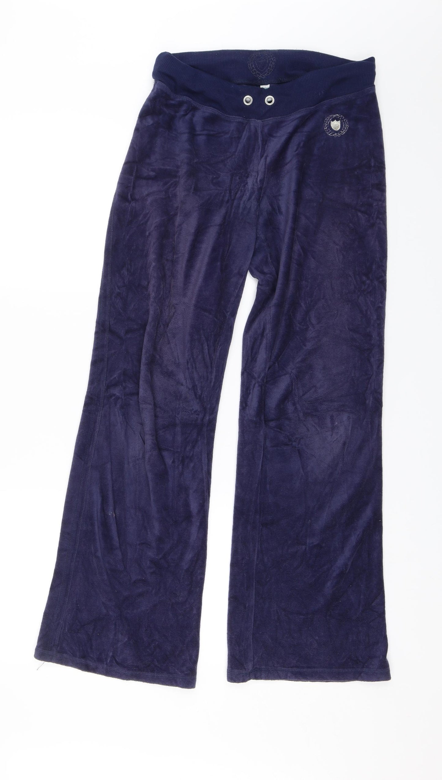 Denim Co. Womens Blue   Sweatpants Trousers Size 10 L28 in