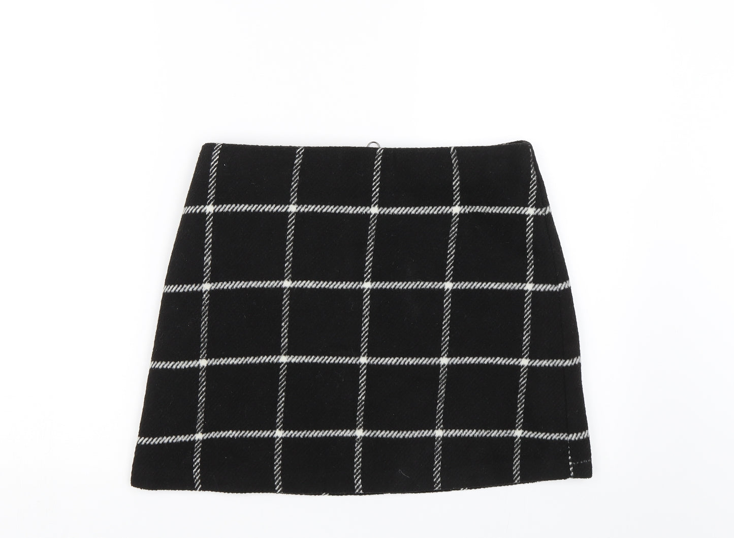 George Womens Black Plaid  Mini Skirt Size 10