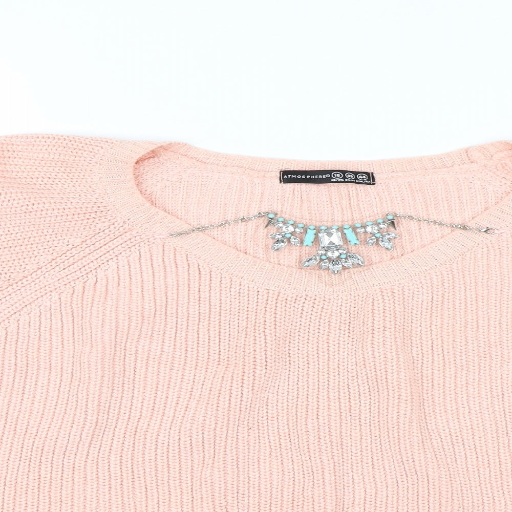Atmosphere Womens Pink   Pullover Jumper Size 18