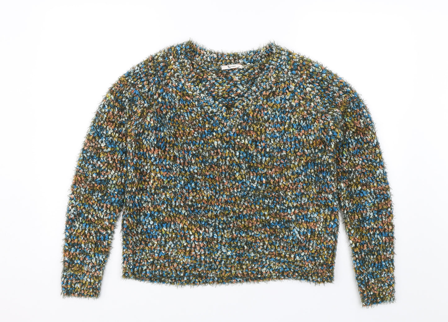 TU Womens Green   Pullover Jumper Size 10