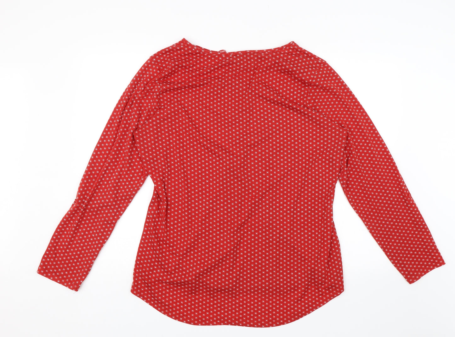 Primark Womens Red Geometric  Top Pyjama Top Size XL