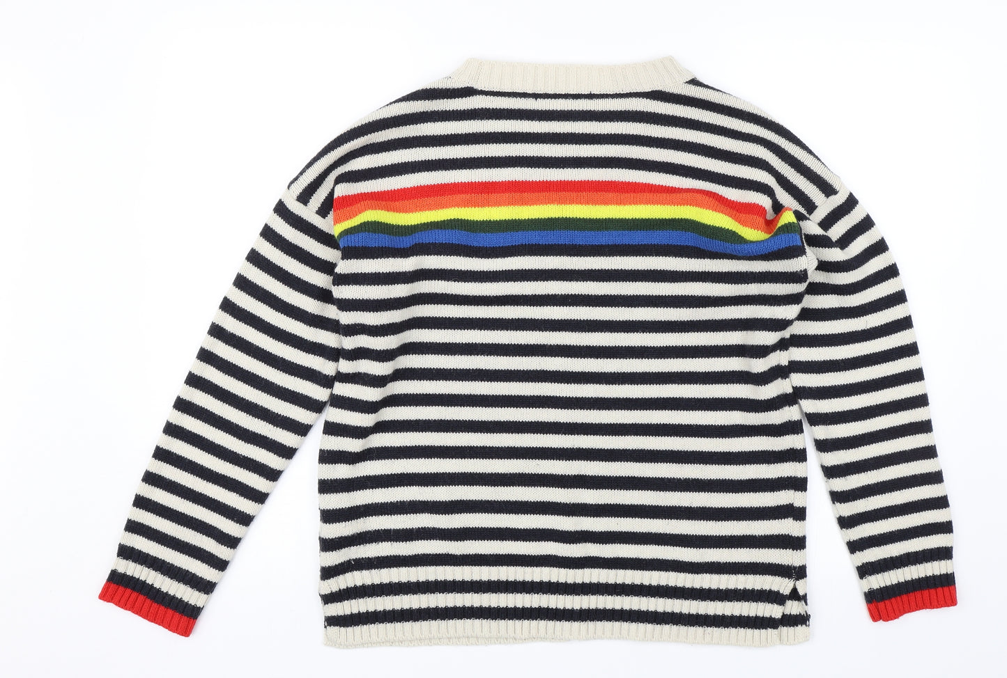 NEXT Womens Multicoloured Striped  Pullover Jumper Size 12