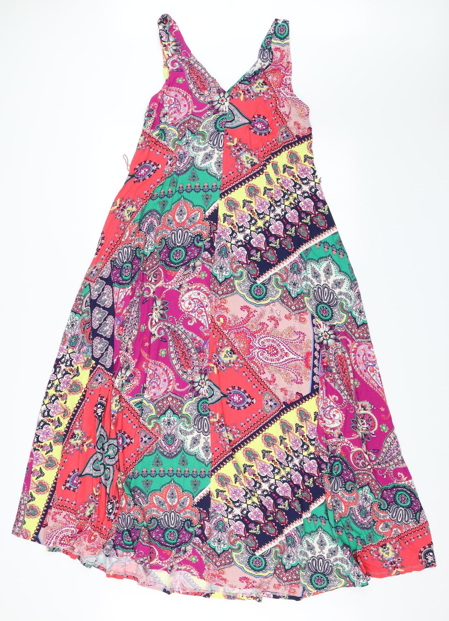 Monsoon Womens Multicoloured Paisley  Shift  Size M