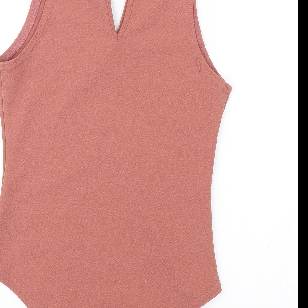 Atmosphere Womens Pink   Bodysuit One-Piece Size 12