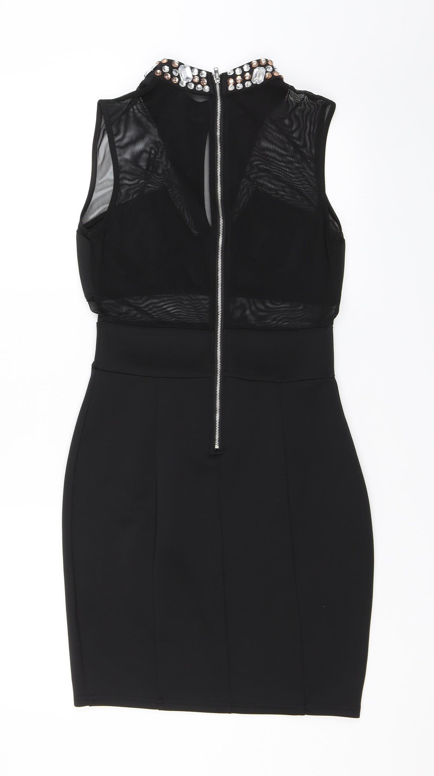 Sistaglam Womens Black   Shift  Size 10