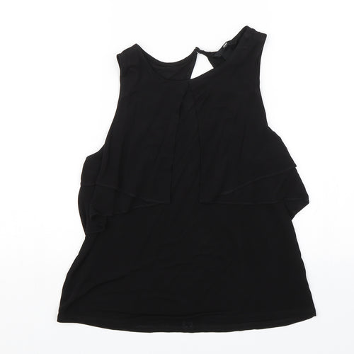 H&M Womens Black   Basic Blouse Size XS