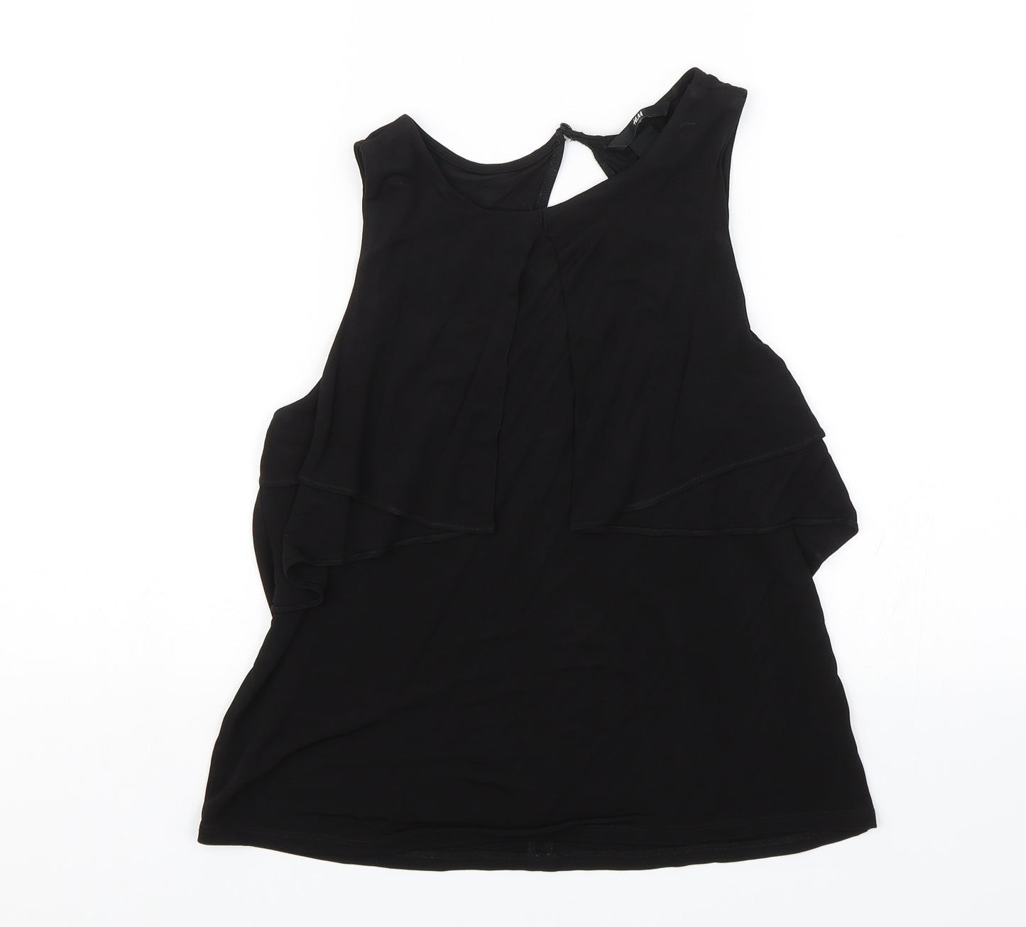 H&M Womens Black   Basic Blouse Size XS