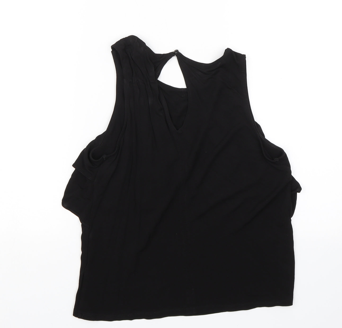 H&M Womens Black   Basic Blouse Size XS