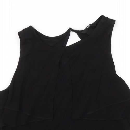 H&M Womens Black   Basic Blouse Size XS