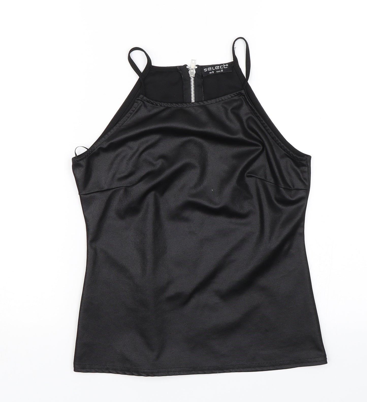 Select Womens Black   Basic Blouse Size 8