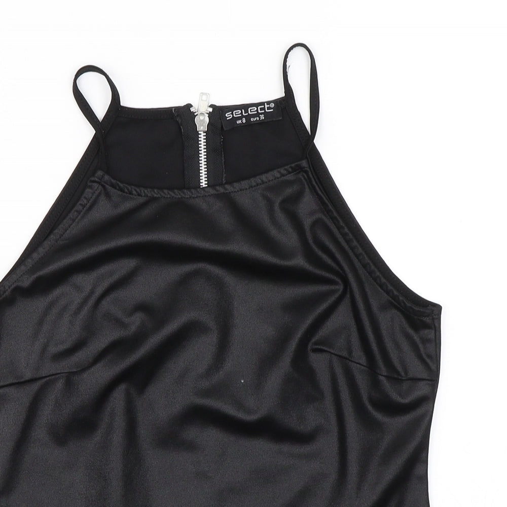 Select Womens Black   Basic Blouse Size 8