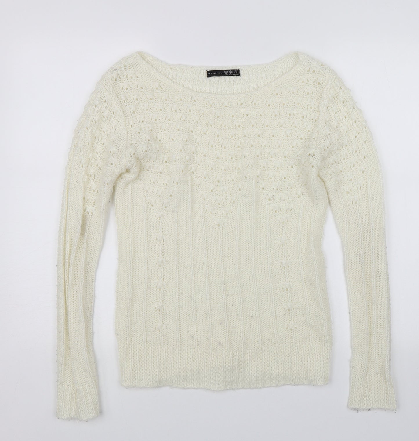 Atmosphere Womens White   Pullover Jumper Size 10