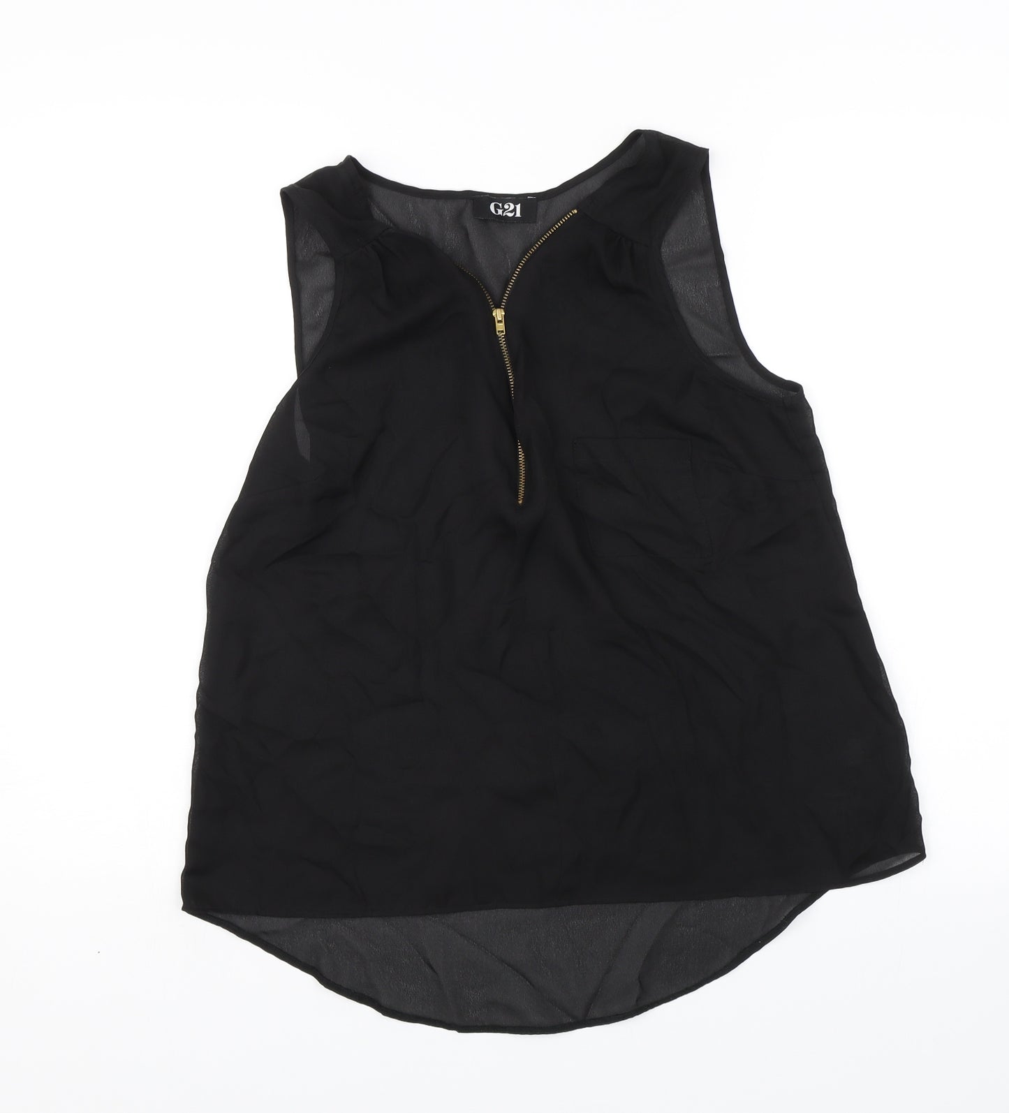 George Womens Black   Basic Blouse Size 10