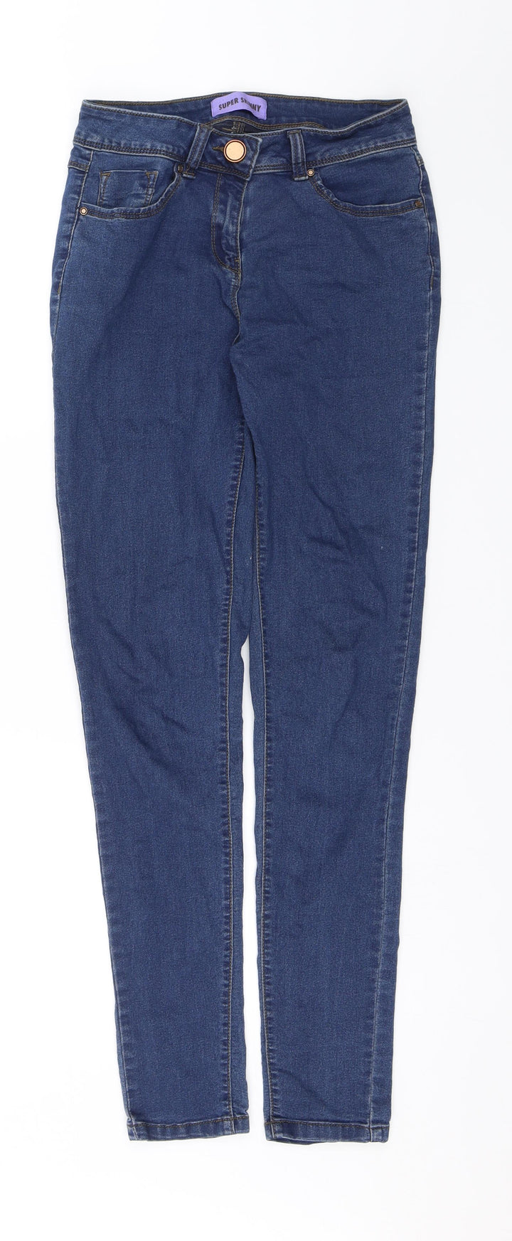 George Womens Blue Skinny Jeans Size 8 L28 in