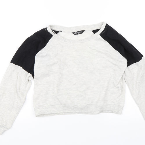 Internationale Womens Grey   Pullover Jumper Size 10