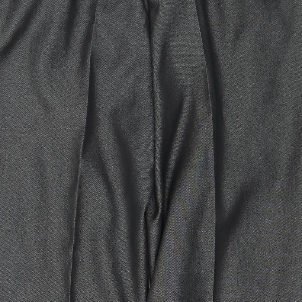 Preworn Mens Grey   Dress Pants Trousers Size 34 in L28 in - Short length