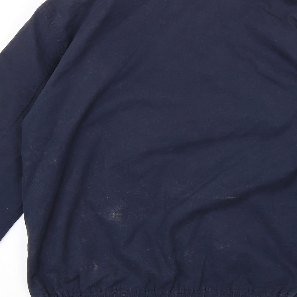 Topman Mens Blue   Bomber Jacket Jacket Size M