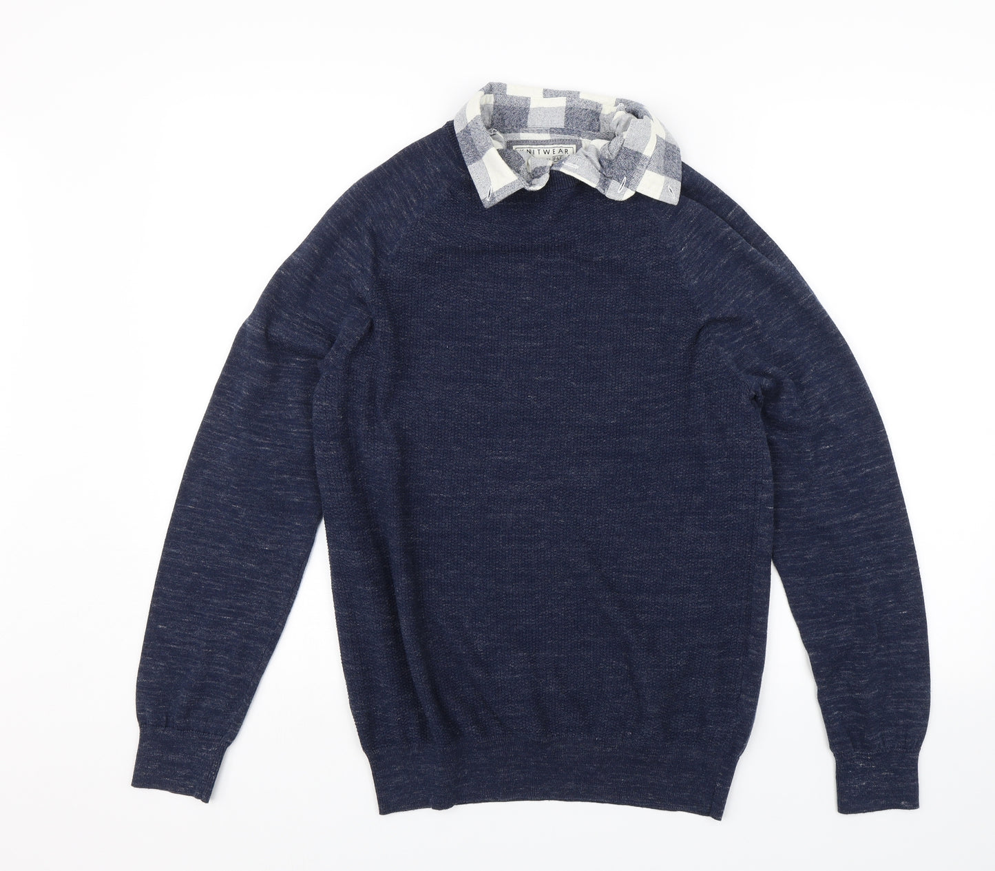 F&F Mens Blue   Pullover Jumper Size M