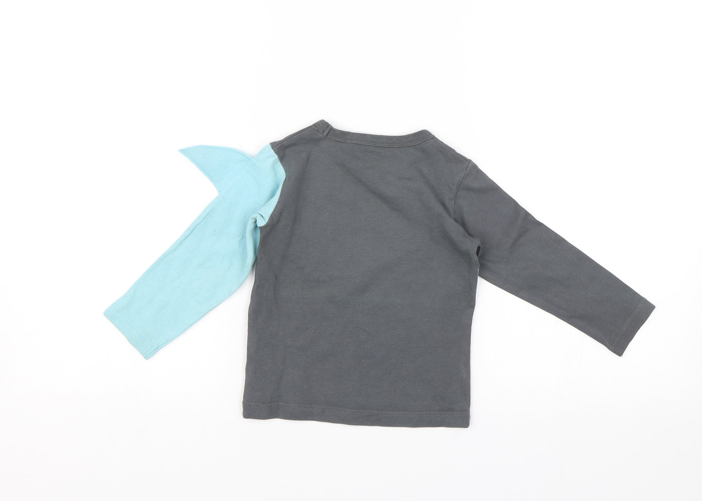 Blue Zoo Baby Blue   Basic T-Shirt Size 12-18 Months  - Shark