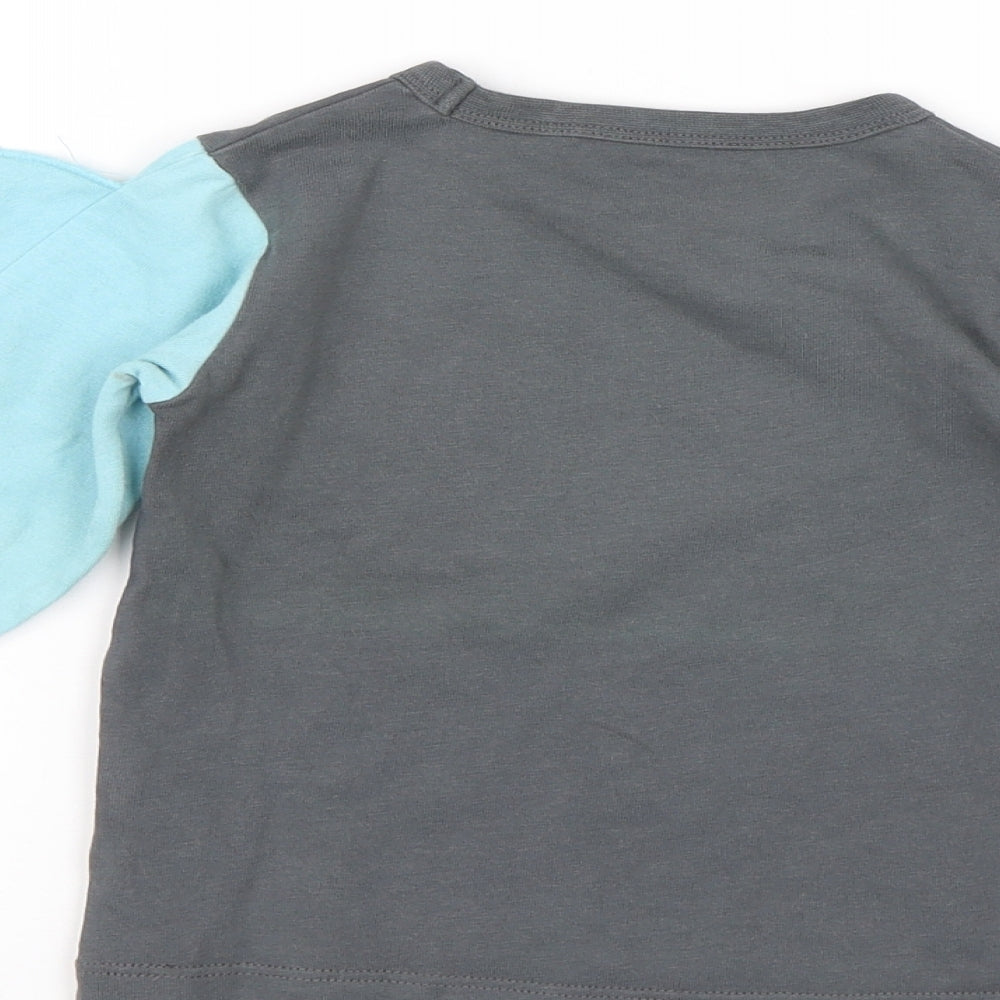 Blue Zoo Baby Blue   Basic T-Shirt Size 12-18 Months  - Shark