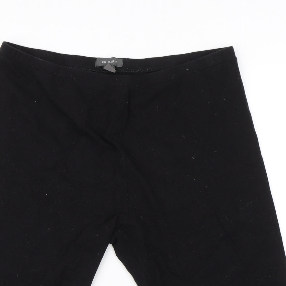 Primark Womens Black   Cropped Leggings Size 18