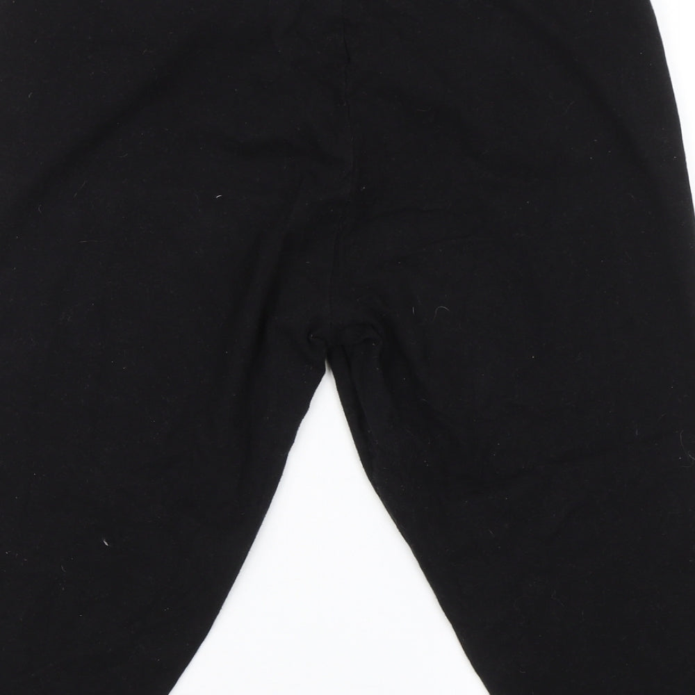 Primark Womens Black   Cropped Leggings Size 18