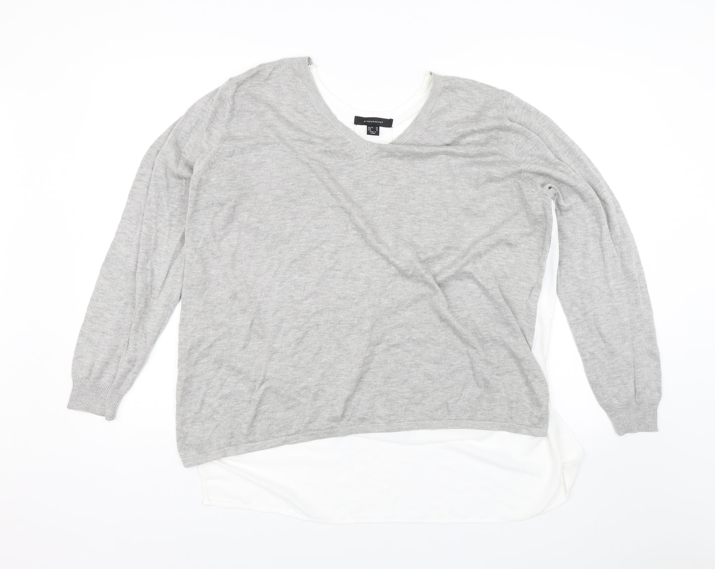 Atmosphere Womens Grey   Basic Blouse Size 20
