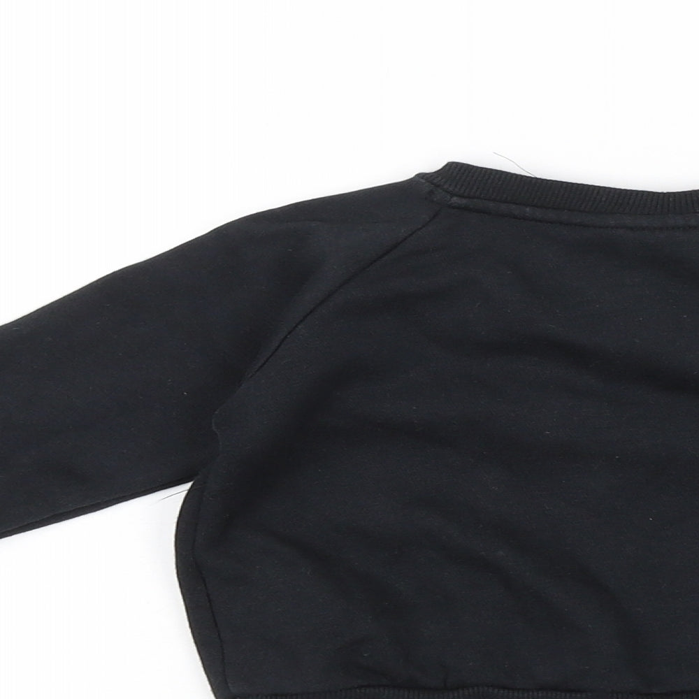 adidas Baby Black   Pullover Jumper Size 3-6 Months