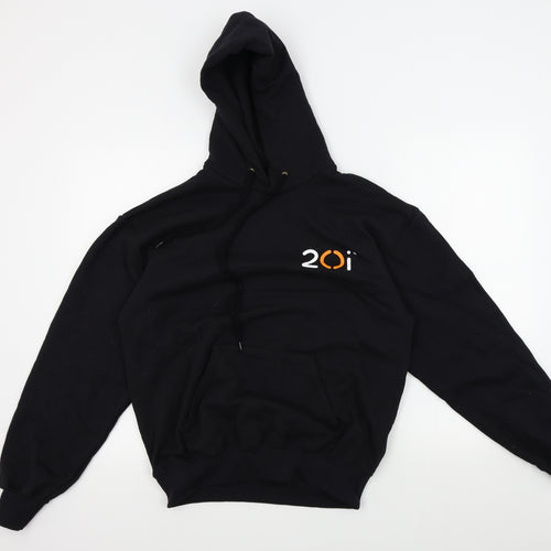 Fruit of the Loom Mens Black   Pullover Hoodie Size M