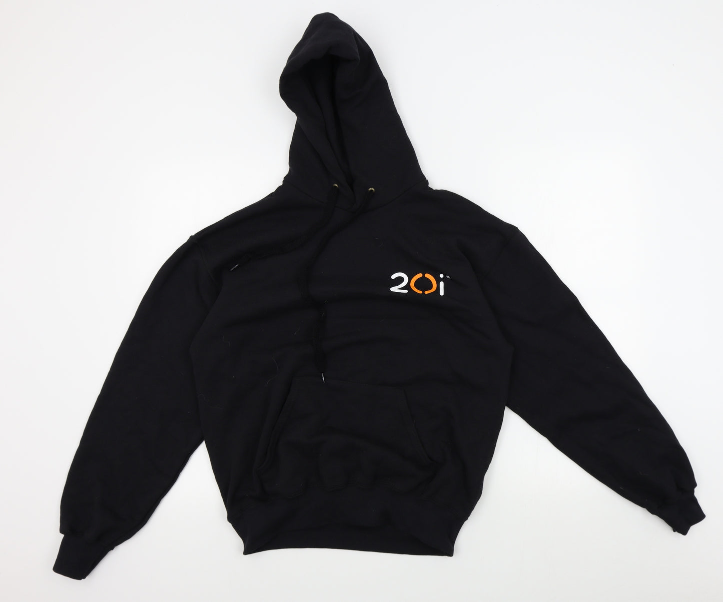 Fruit of the Loom Mens Black   Pullover Hoodie Size M