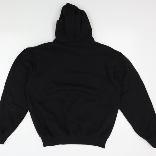 Fruit of the Loom Mens Black   Pullover Hoodie Size M