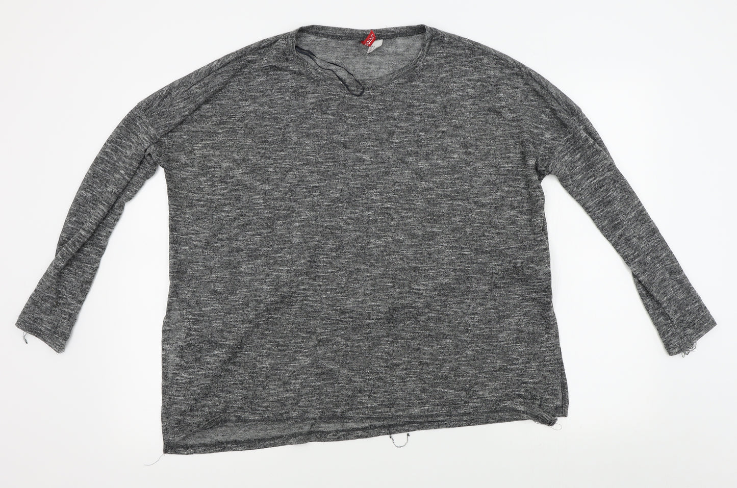 H&M Womens Grey   Pullover Jumper Size M