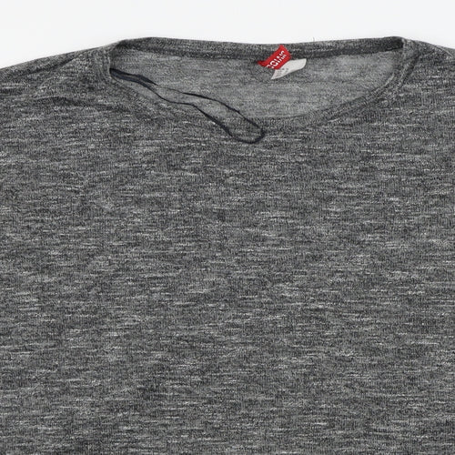 H&M Womens Grey   Pullover Jumper Size M