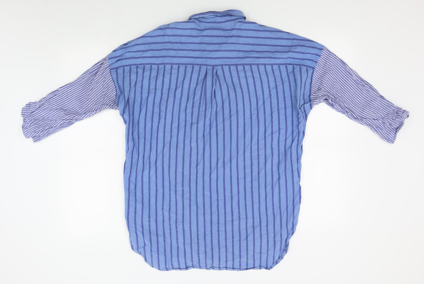 ASOS Womens Blue Striped  Basic Button-Up Size 12