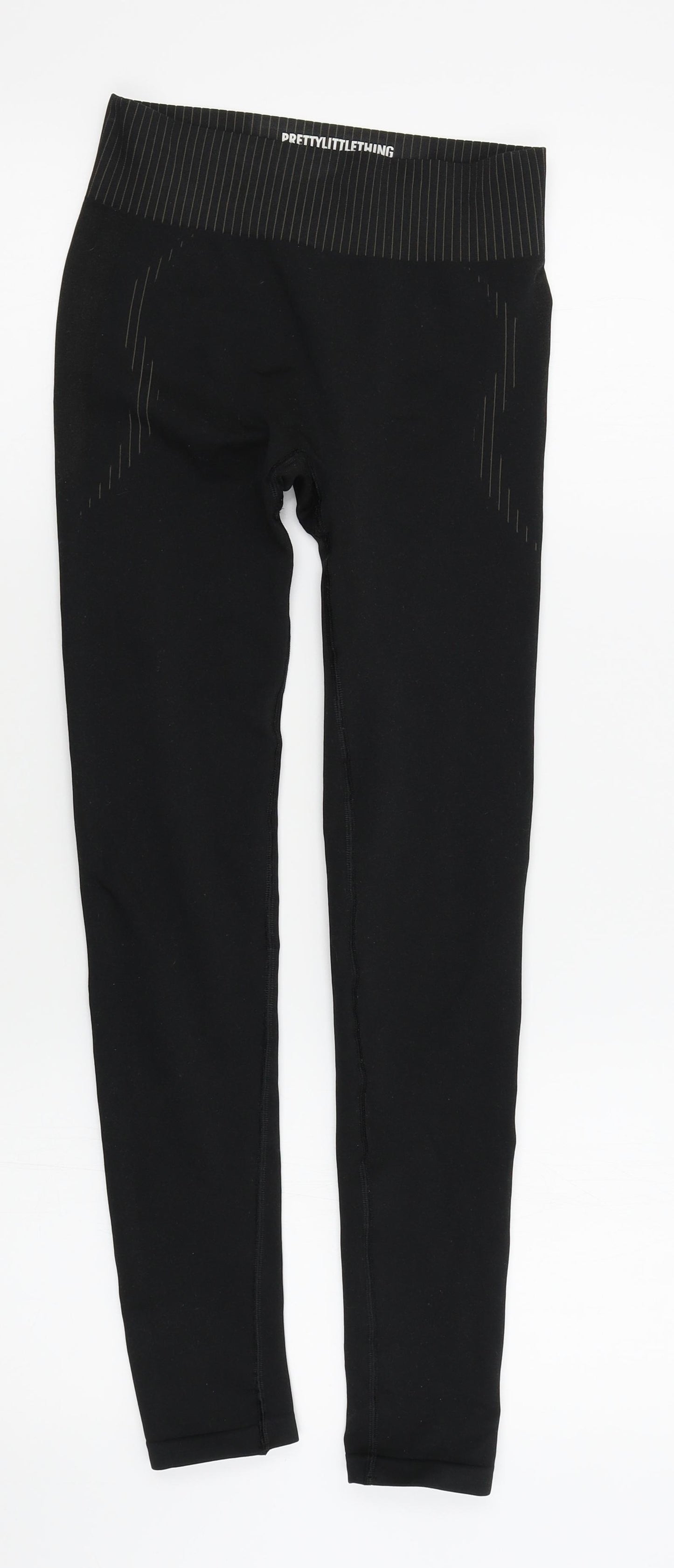 PRETTYLITTLETHING Womens Black    Leggings Size M L26 in