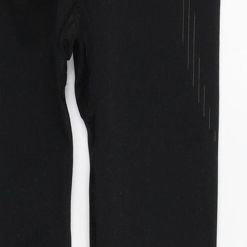 PRETTYLITTLETHING Womens Black    Leggings Size M L26 in