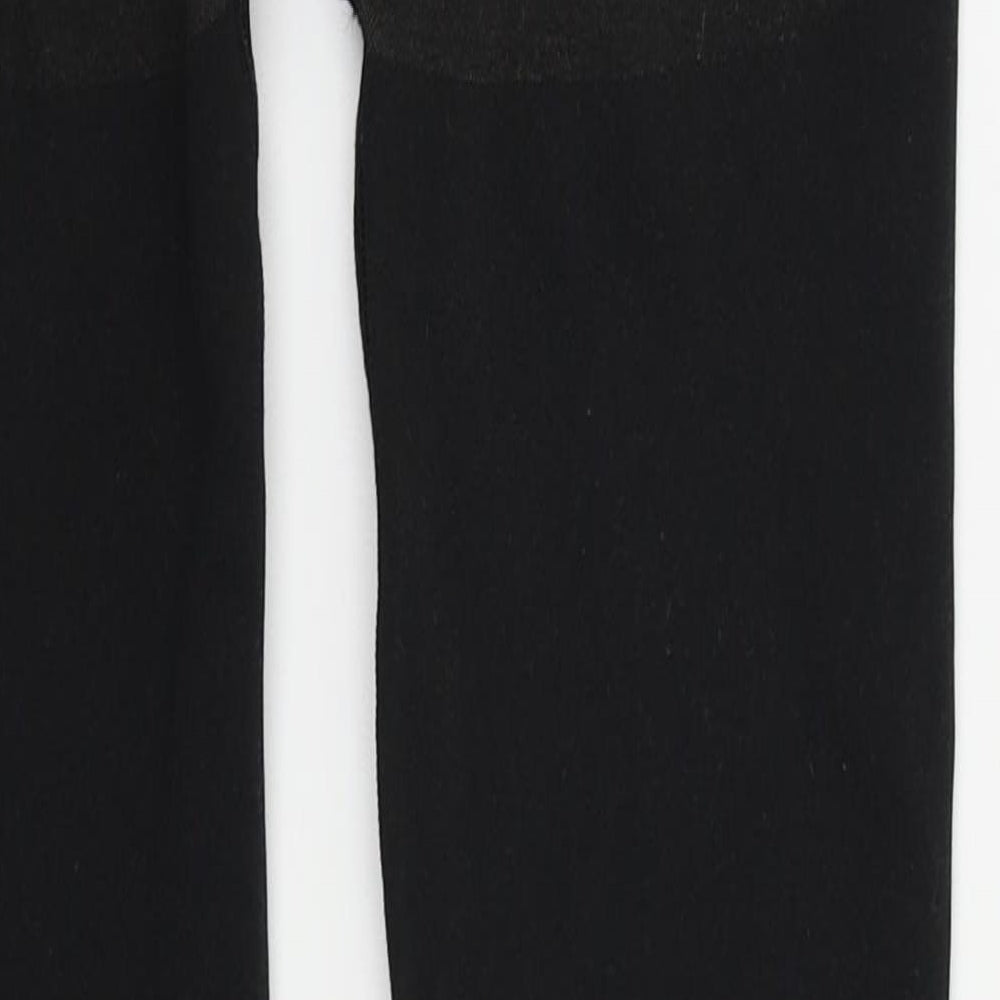 PRETTYLITTLETHING Womens Black    Leggings Size M L26 in