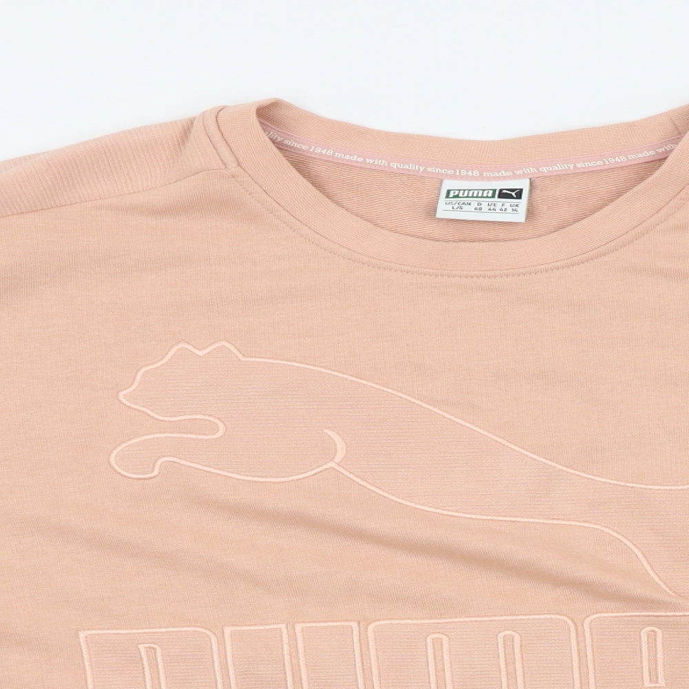 PUMA Womens Pink   Pullover Jumper Size 14