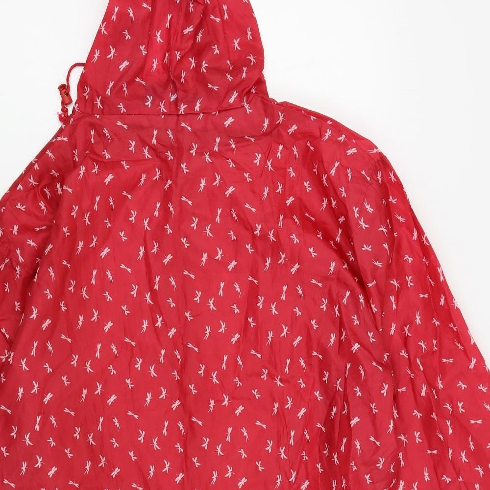 arctic storm Womens Red   Rain Coat Coat Size M
