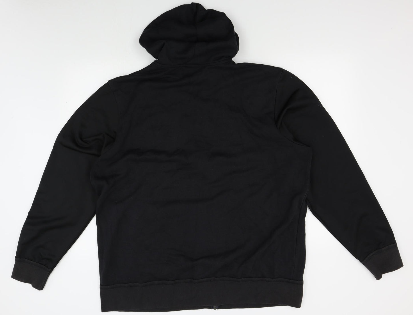 adidas Mens Black   Pullover Hoodie Size 2XL