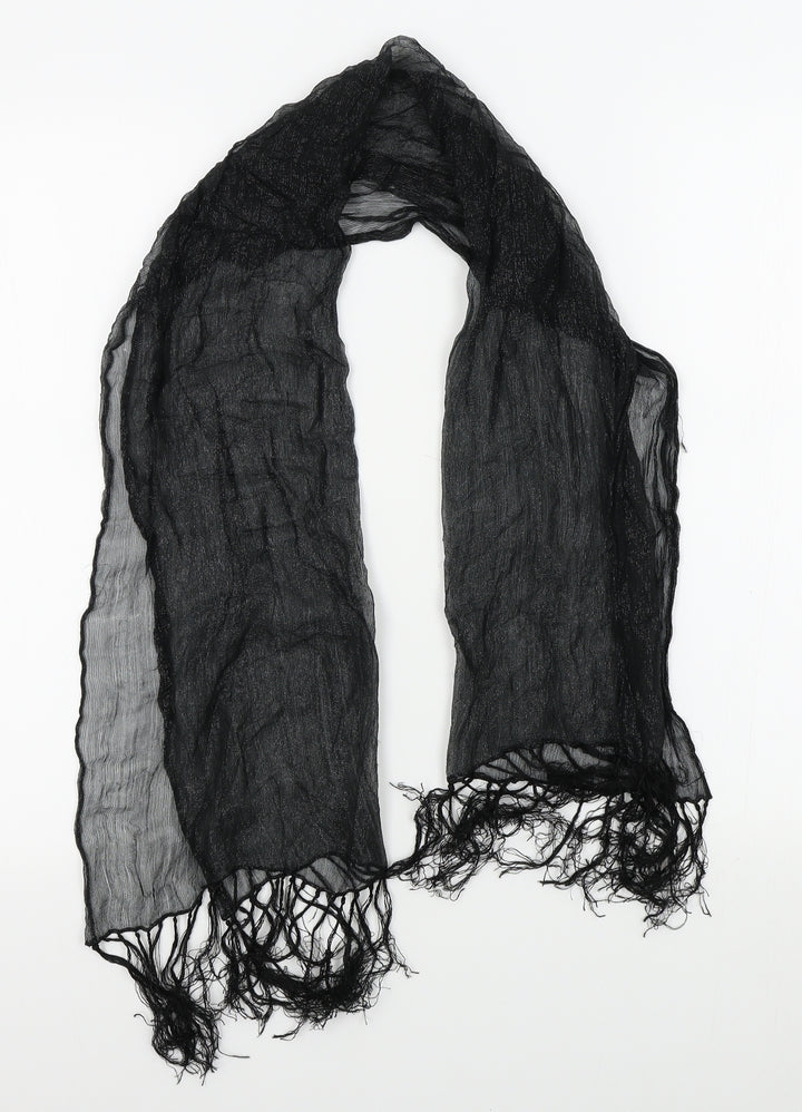 Preworn Womens Black Scarf