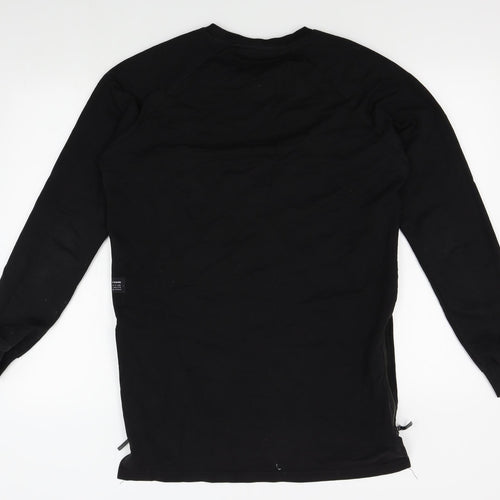ashes to dust Mens Black   Pullover Jumper Size XS  - zips on sides