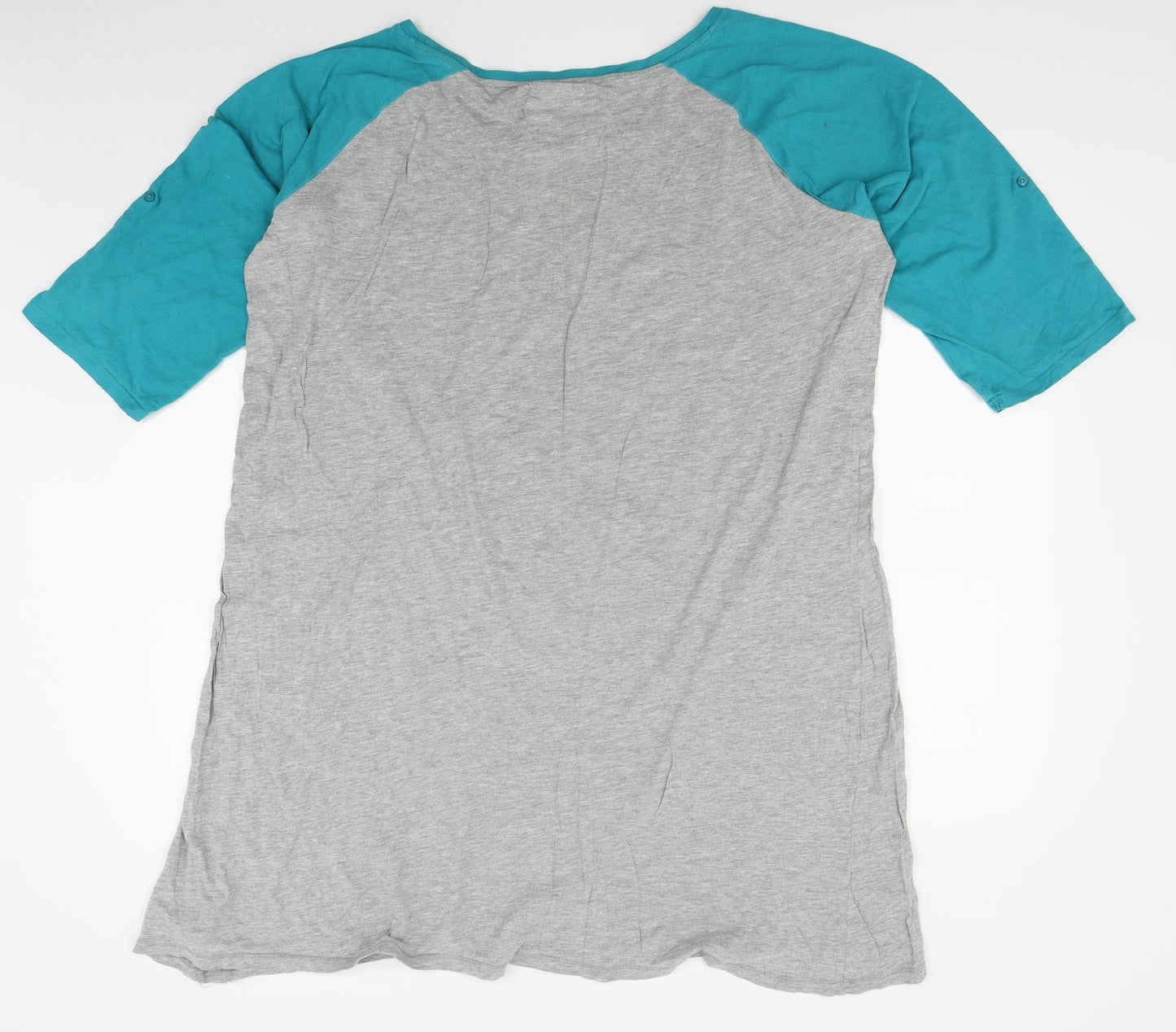 M&S Womens Grey    Pyjama Top Size 22