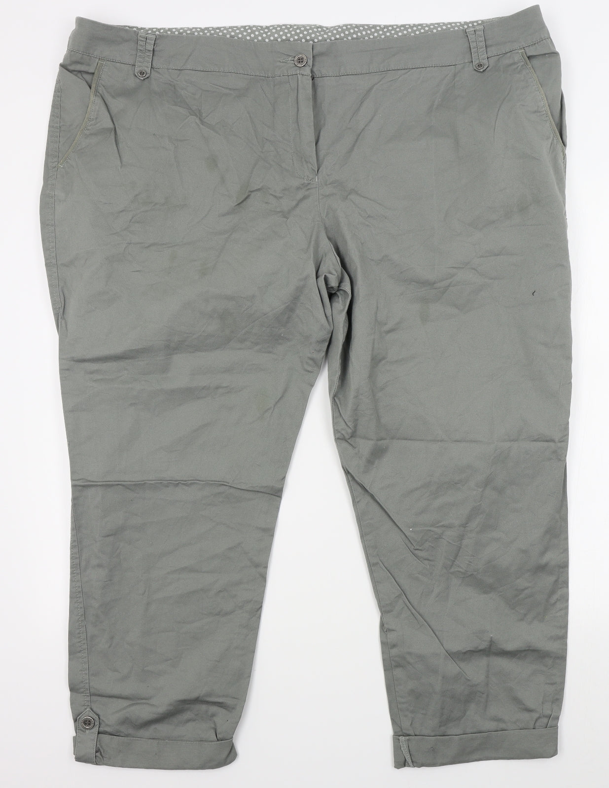 rocha john rocha Womens Grey   Trousers  Size 24 L25 in