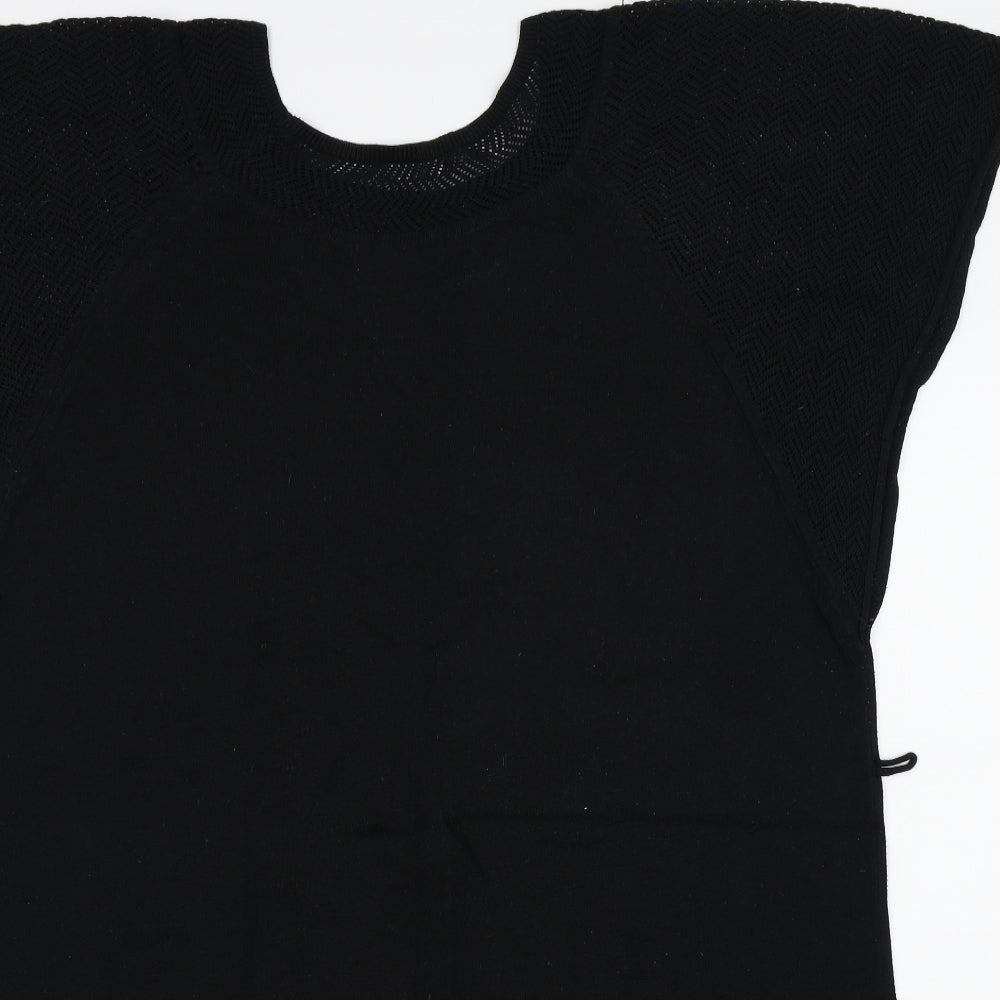 M&S Womens Black   Basic Blouse Size 22