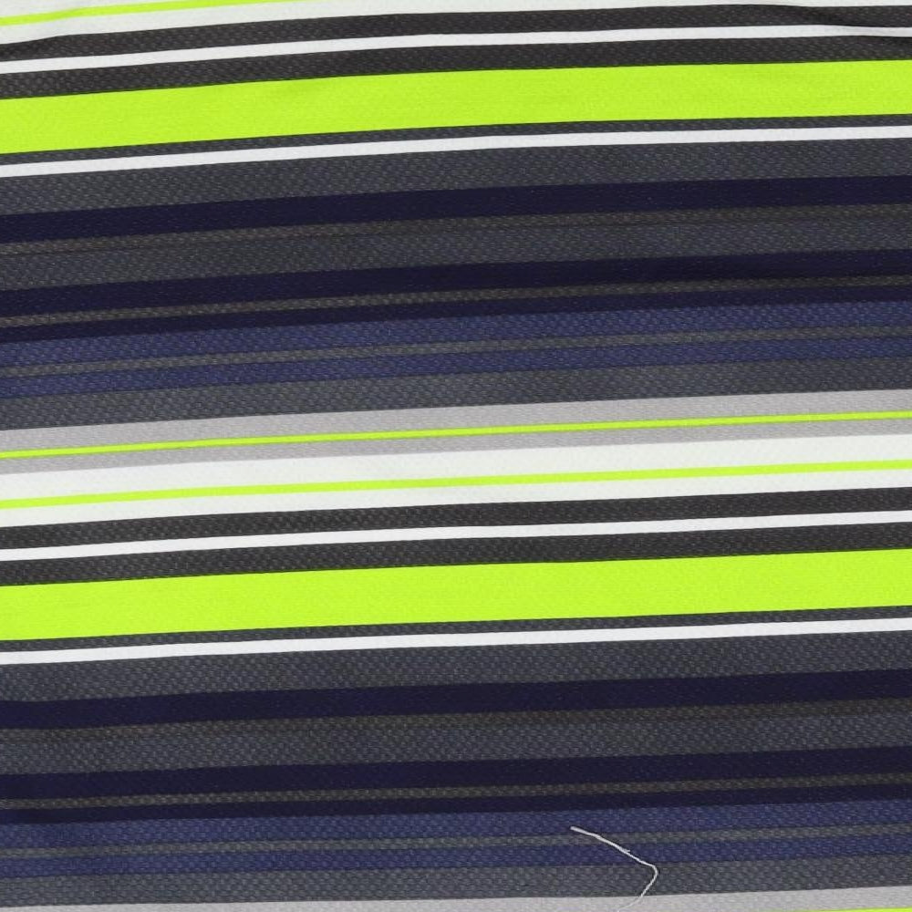 Helly Hansen Mens Grey Striped   T-Shirt Size L