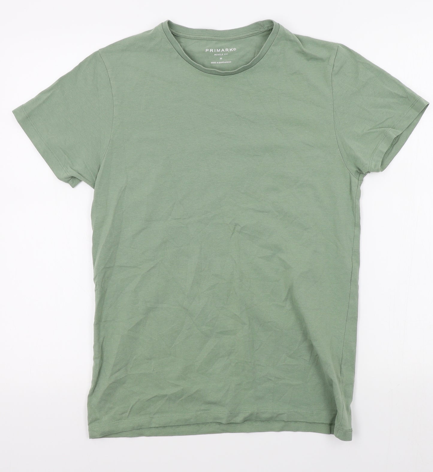 Primark Mens Green    T-Shirt Size M