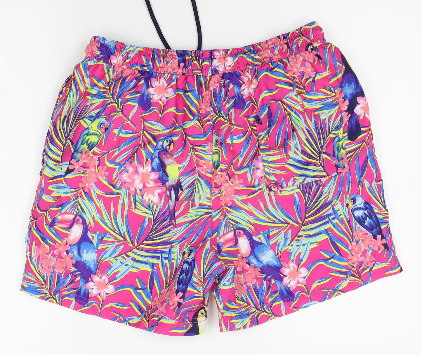 George Mens Pink Floral  Bermuda Shorts Size M